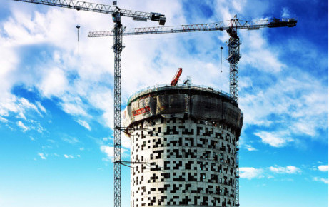 Torre Agbar - Ejemplos de uso del hormigón